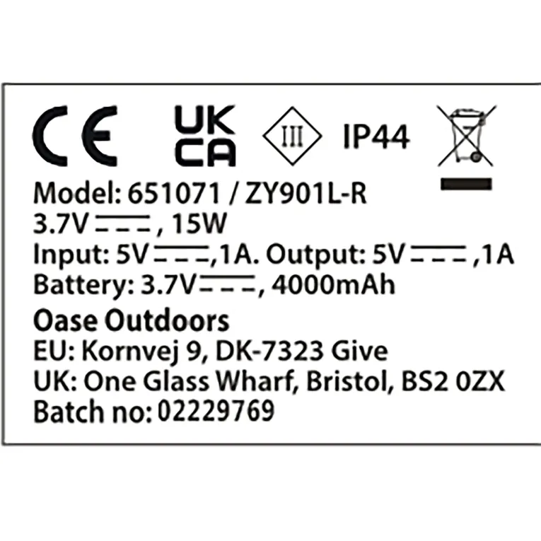 Carnelian DC 600 Laterne