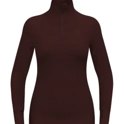Damen Active Warm Half Zip Longsleeve
