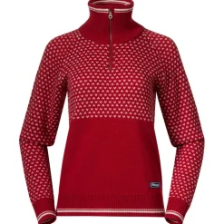 Damen Alvdal Wool Half Zip Pullover