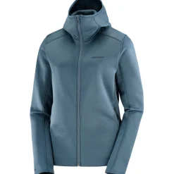 Damen Essential Midfleece Hooded Jacke