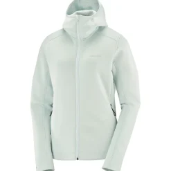 Damen Essential Midfleece Hooded Jacke