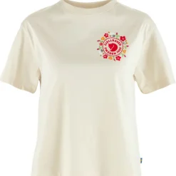 Damen Fjällblomster Logo T-Shirt