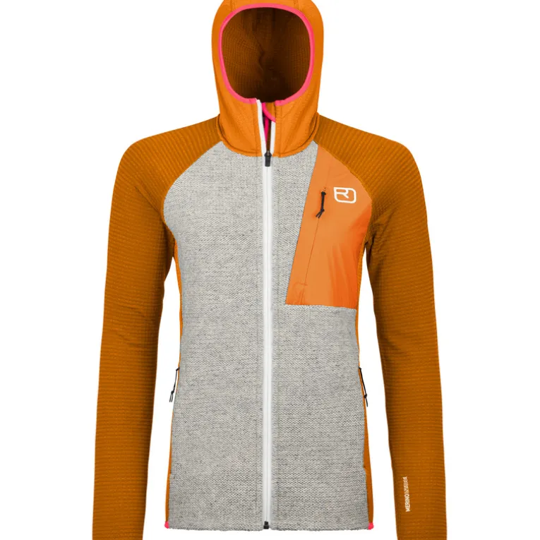 Damen Fleece GP Classic Knit Hoodie Jacke