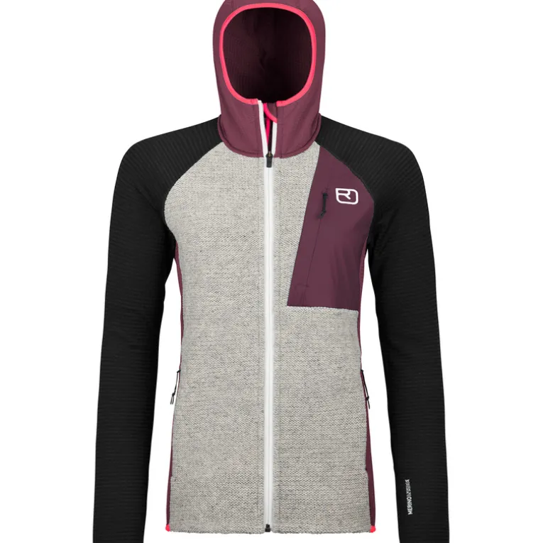 Damen Fleece GP Classic Knit Hoodie Jacke