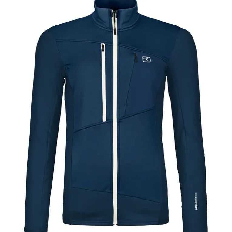 Damen Fleece Grid Jacke