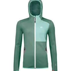 Damen Fleece Hoodie Jacke