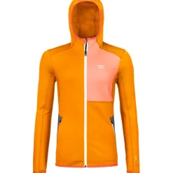 Damen Fleece Hoodie Jacke