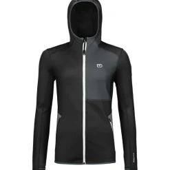 Damen Fleece Hoodie Jacke