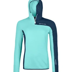 Damen Fleece Light Grid ZN Hoodie