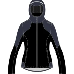 Damen Hybrid Hoodie Jacke