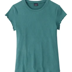 Damen Knit Rib T-Shirt