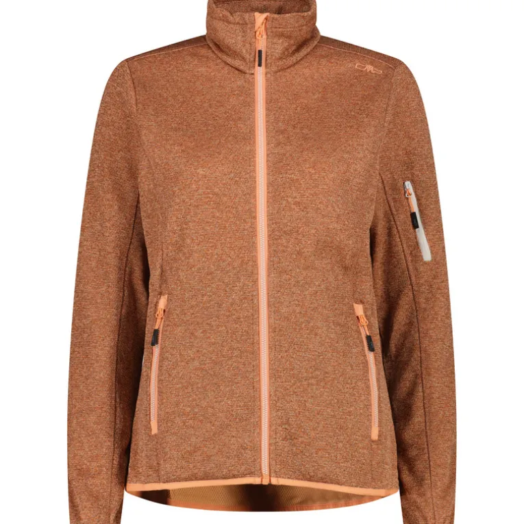 Damen Knitted Mesh Jacke