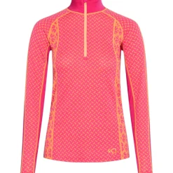 Damen Lekker Half Zip Longsleeve