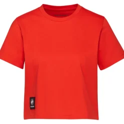 Damen Massone Cropped Patch T-Shirt