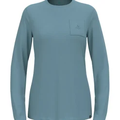 Damen Merino 200 Pocket Crew Neck Longsleeve