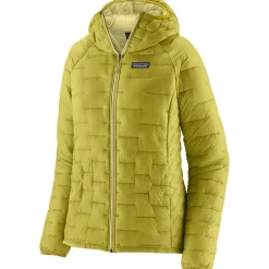 Damen Micro Puff Hoodie Jacke