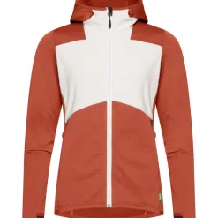 Damen Monviso Hoodie Grid Fleece Jacke