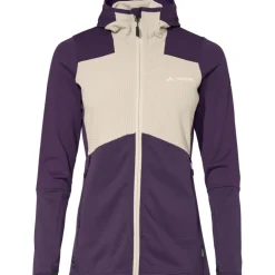 Damen Monviso Hoodie Grid Fleece Jacke