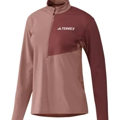 Damen Multi Half Zip Longsleeve