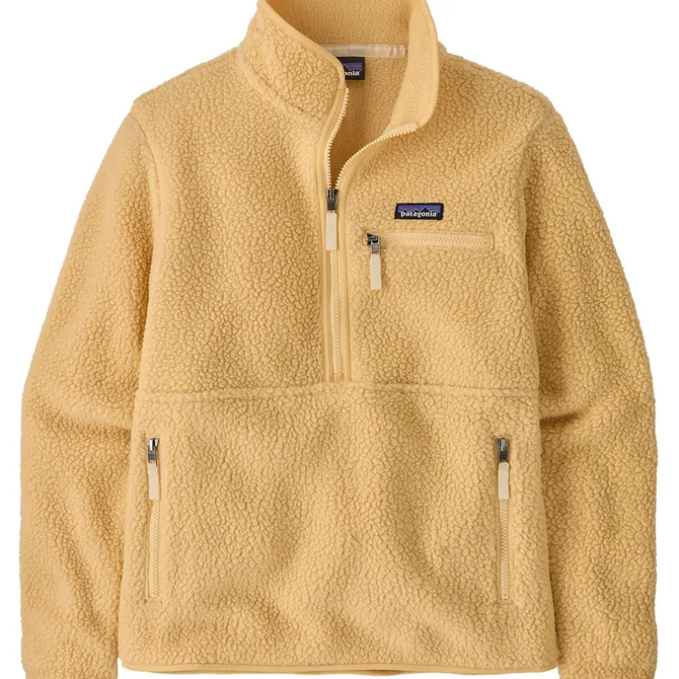 Damen Pile Retro Marsupial Pullover