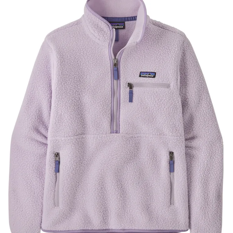 Damen Pile Retro Marsupial Pullover