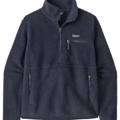 Damen Pile Retro Marsupial Pullover