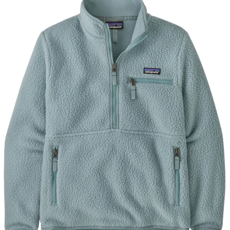 Damen Pile Retro Marsupial Pullover