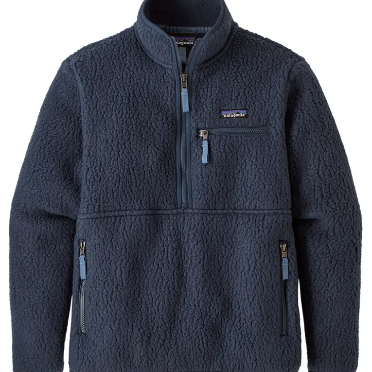 Damen Pile Retro Marsupial Pullover