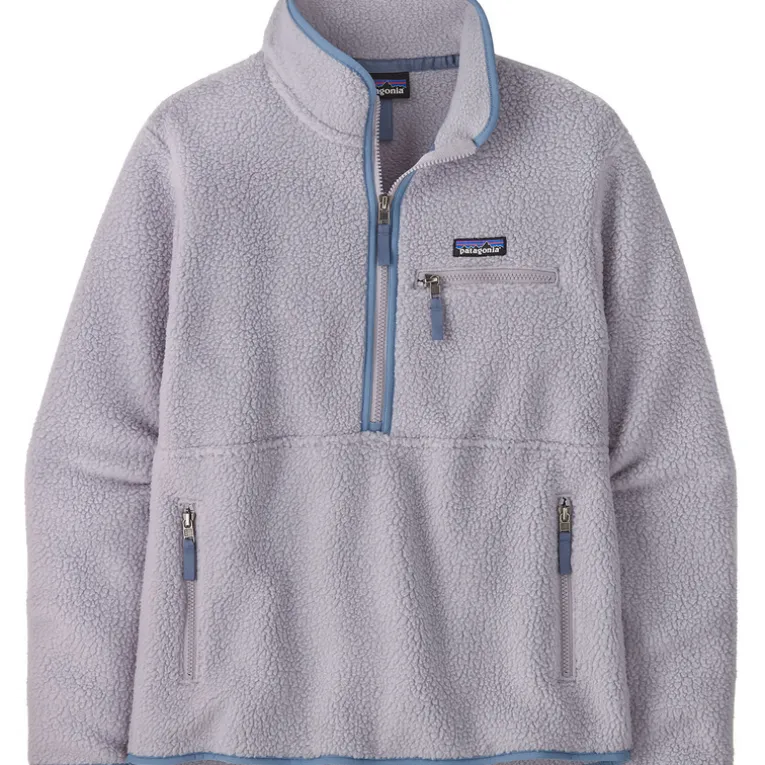 Damen Pile Retro Marsupial Pullover