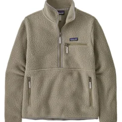 Damen Pile Retro Marsupial Pullover