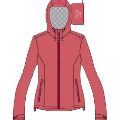 Damen Rain Fix Hoodie Jacke