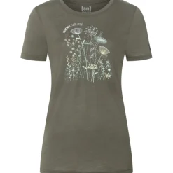 Damen Rock Flowers T-Shirt
