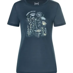 Damen Rock Flowers T-Shirt