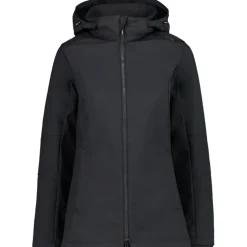 Damen Softshell Zip Hoodie Jacke