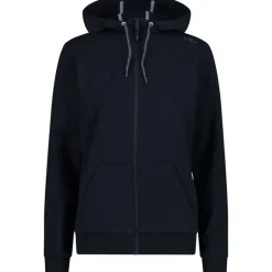 Damen Stretch Fleece Hoodie Jacke