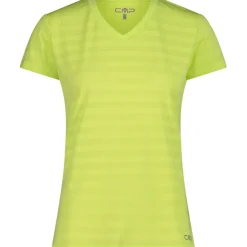 Damen Striped Mesh T-Shirt