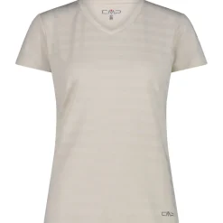 Damen Striped Mesh T-Shirt