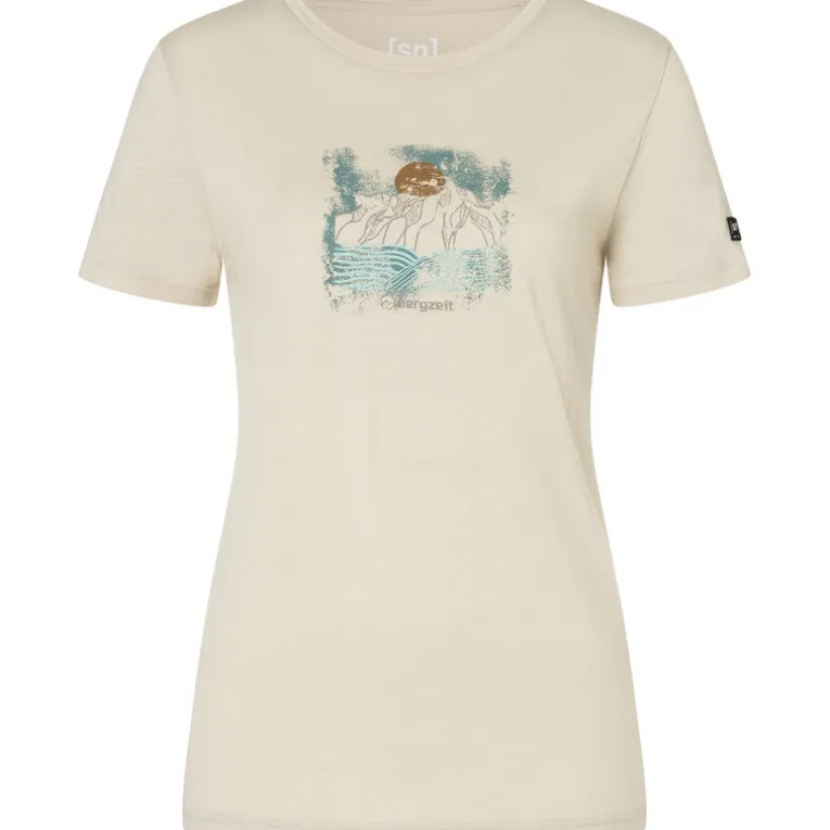 Damen Super.Natural Hochgrat T-Shirt