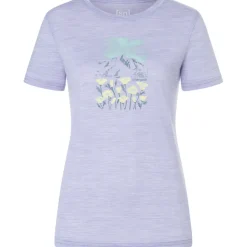 Damen Super.Natural Mountain Flowers T-Shirt