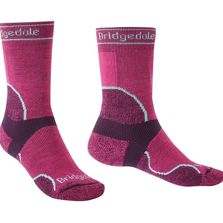 Damen Trail Run Midweight T2 Merino Crew Socken