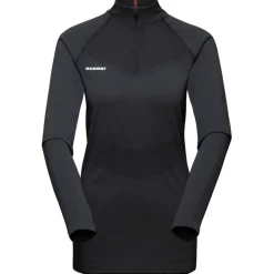 Damen Trift Half Zip Longsleeve