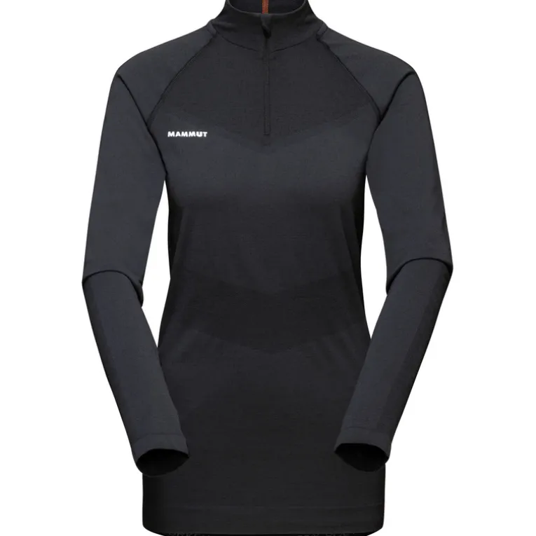 Damen Trift Half Zip Longsleeve