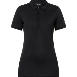 Damen Zip Polo T-Shirt
