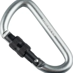 D-Shape Carabiner w. Screw Lock