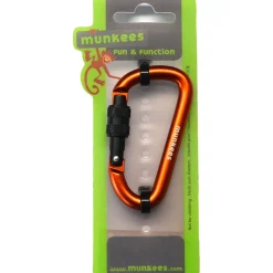 D-Shape Carabiner w. Screw Lock