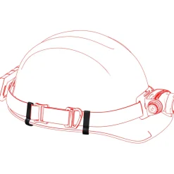 Helmet Band Fixing Clip Type A