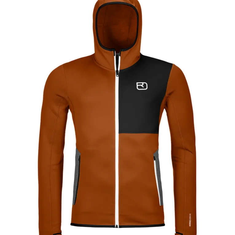 Herren Fleece Hoodie Jacke