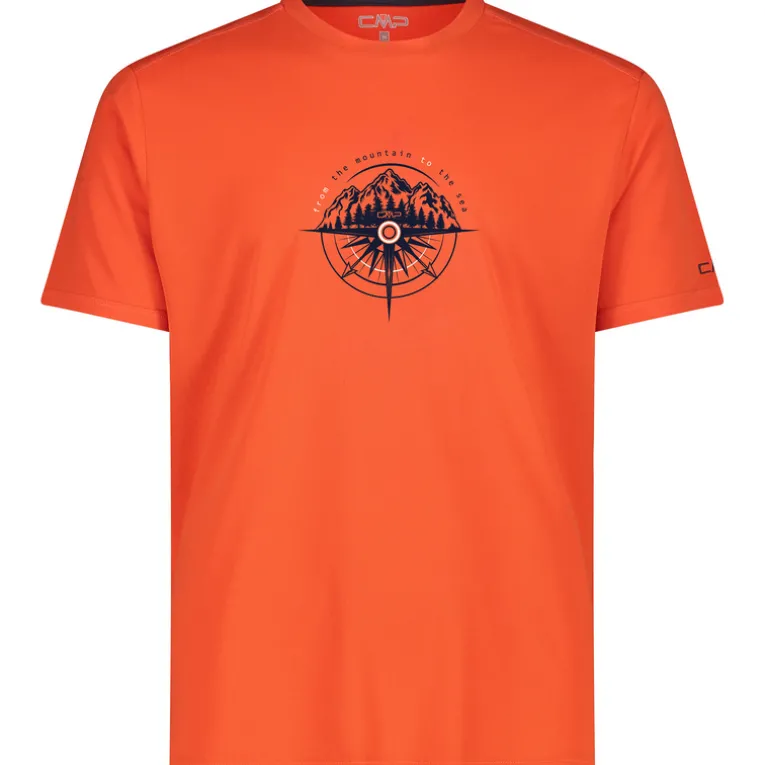 Herren Print Funktions T-Shirt