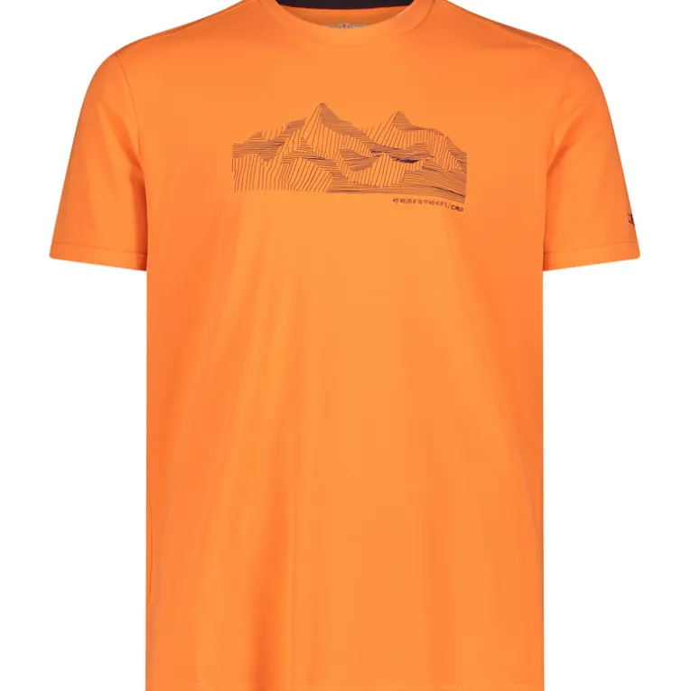 Herren Print Funktions T-Shirt