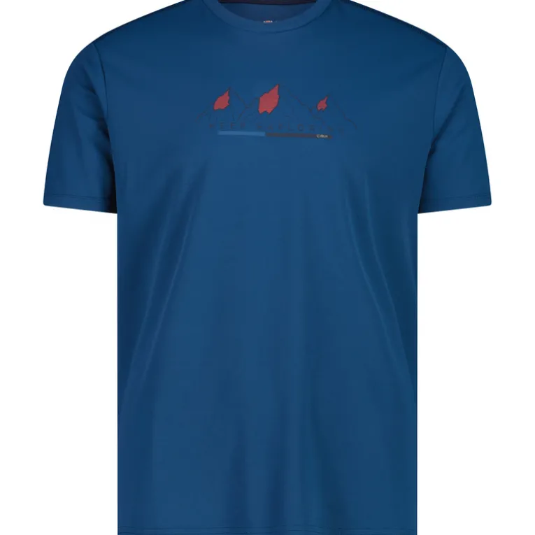 Herren Print Funktions T-Shirt